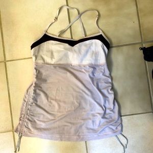 Lululemon light pink tank size 6